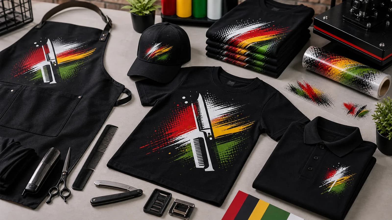 Barbershop T Shirt Printing London - Staff Uniforms