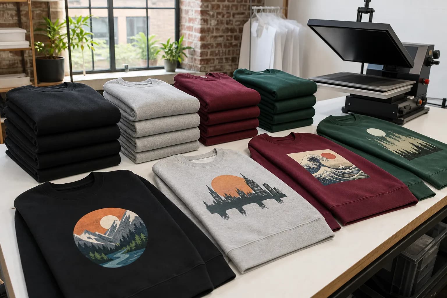 Bulk Sweatshirt Printing London - Custom Crewnecks