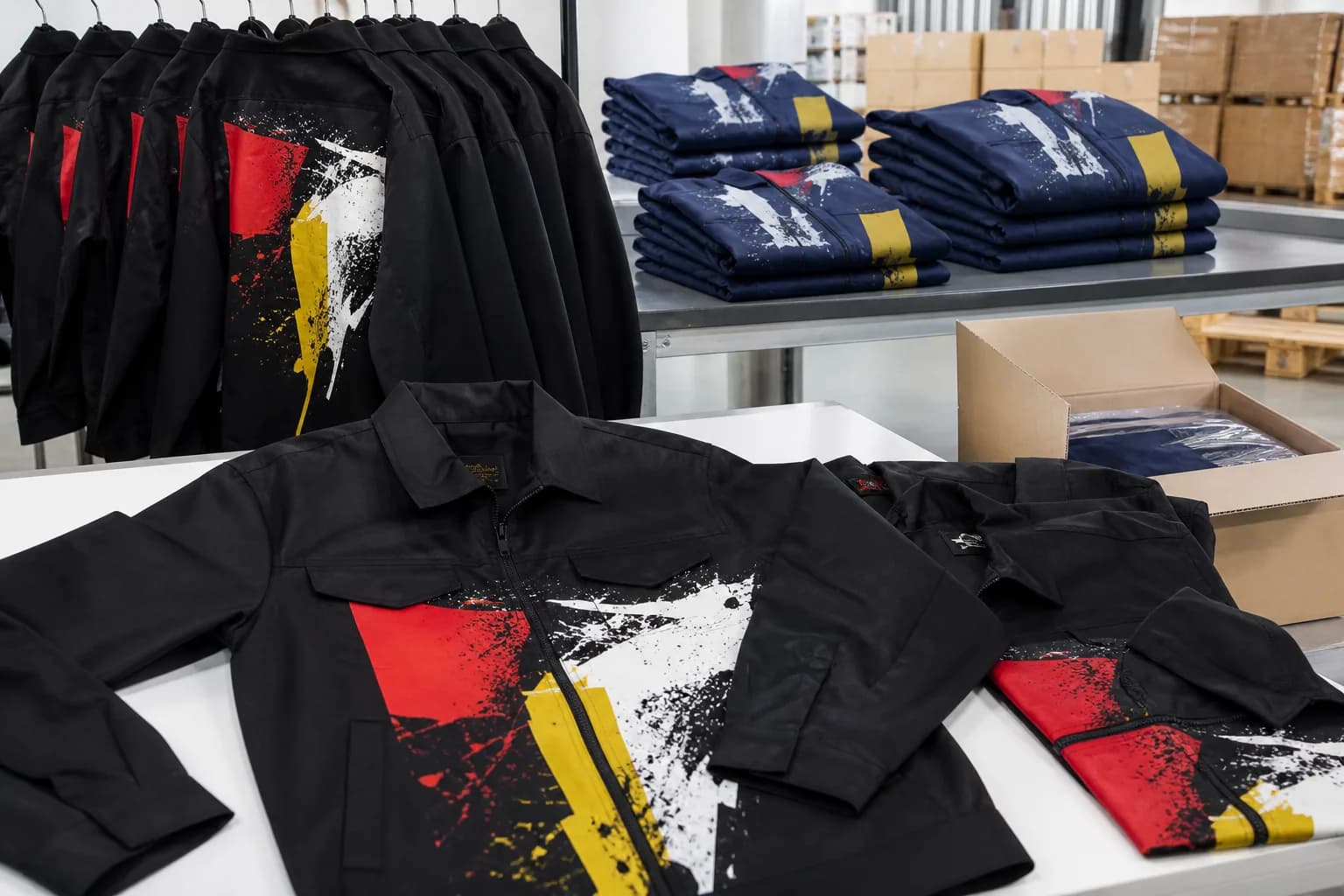 Bulk Work Jacket Printing London for Team Uniforms