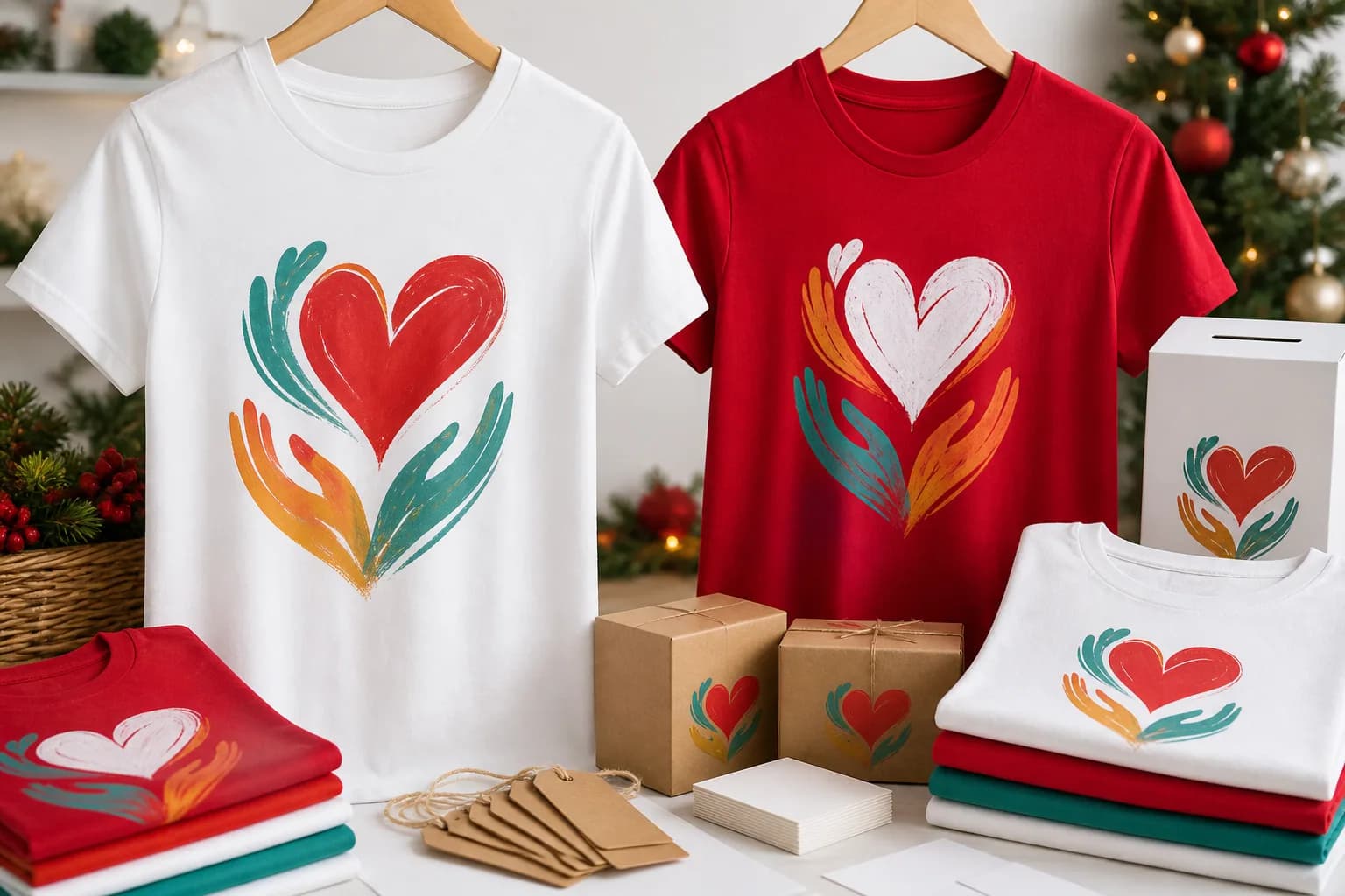 Christmas Charity T Shirt Printing London - TeeLane