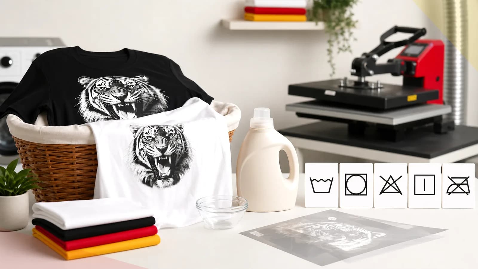 How to Wash DTF Printed T Shirts - Care Guide
