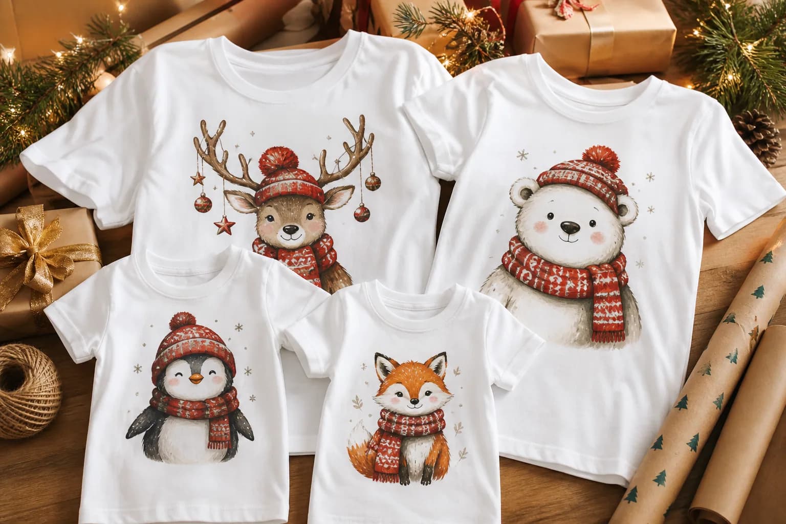 Matching Family Christmas T Shirts London