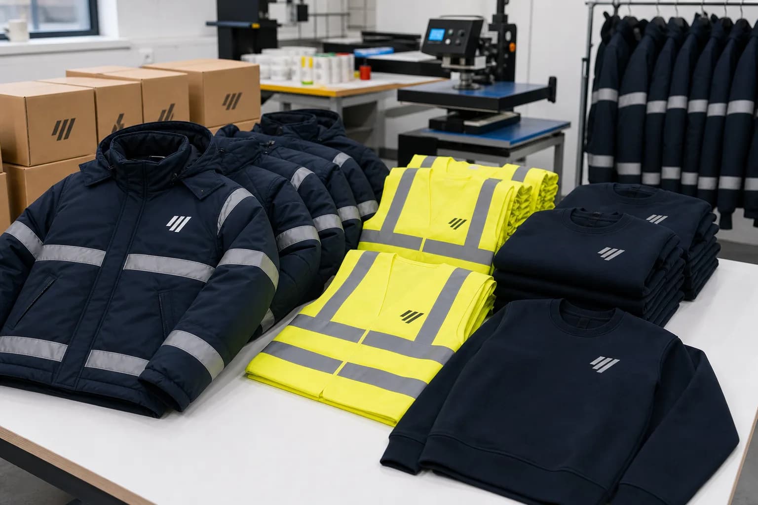 Winter Workwear Printing London for Branded Teams