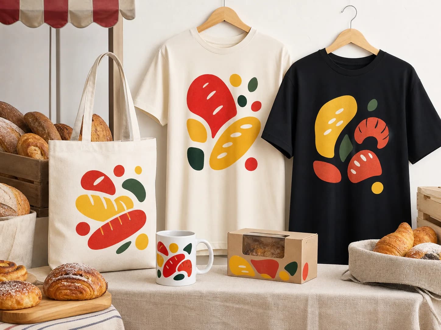 Bakeries Merchandise Printing London - Staff and Stall Gear