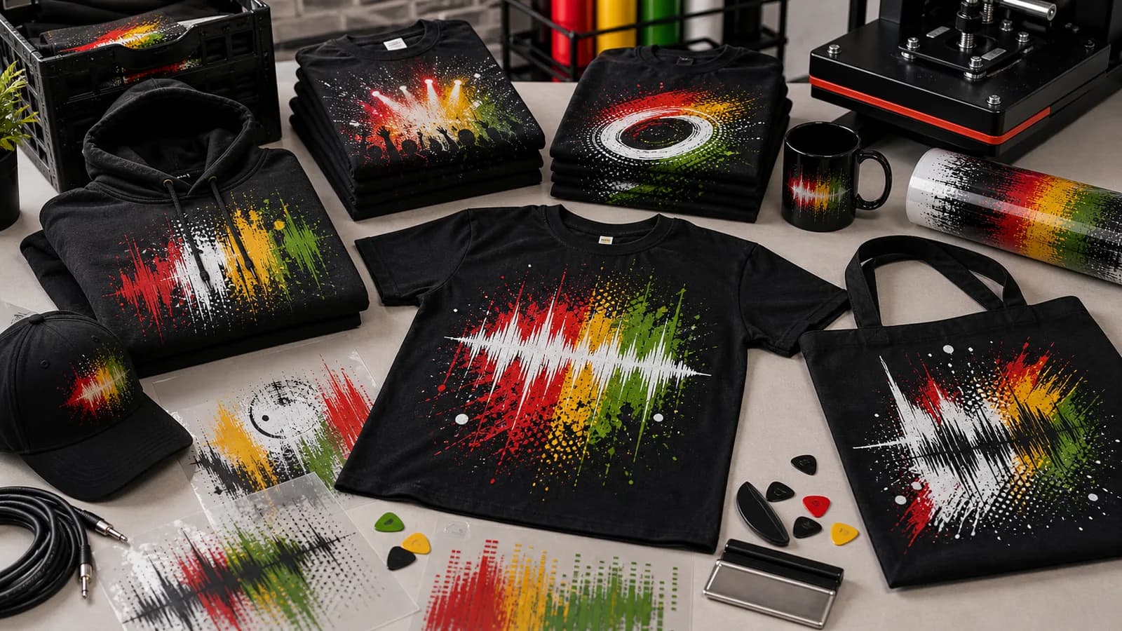 Band T Shirt Printing London for Gigs and Tours