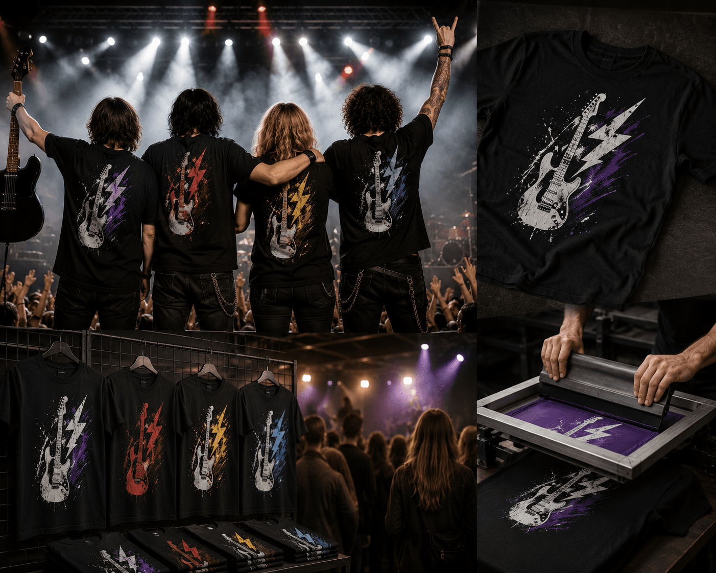 Band T Shirt Printing London for Gigs and Tours