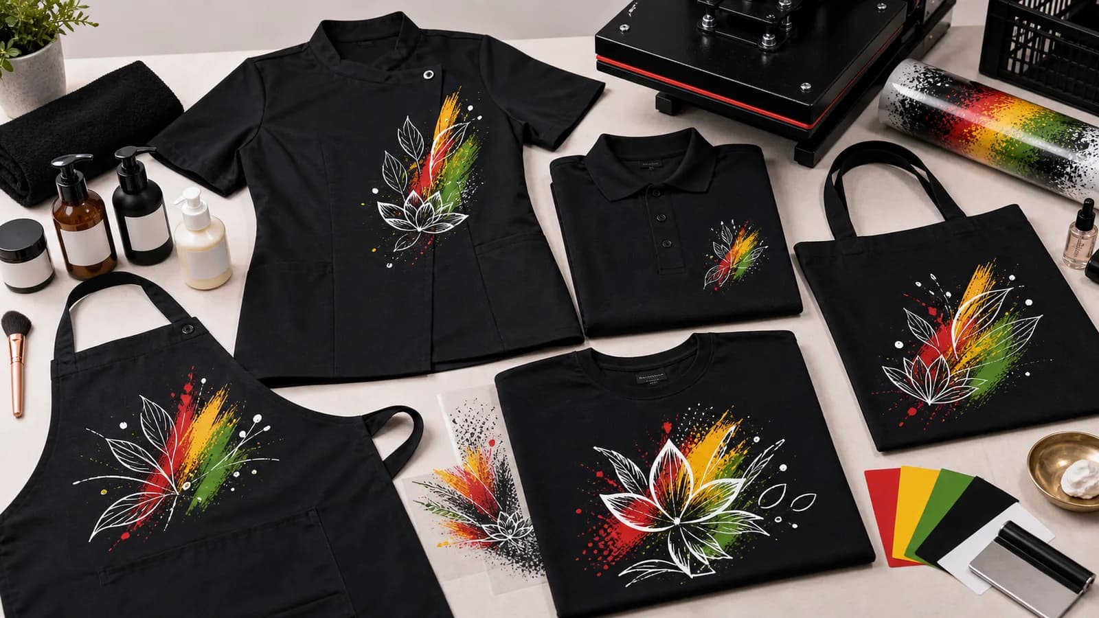 Beauty Salon Uniform Printing London - TeeLane