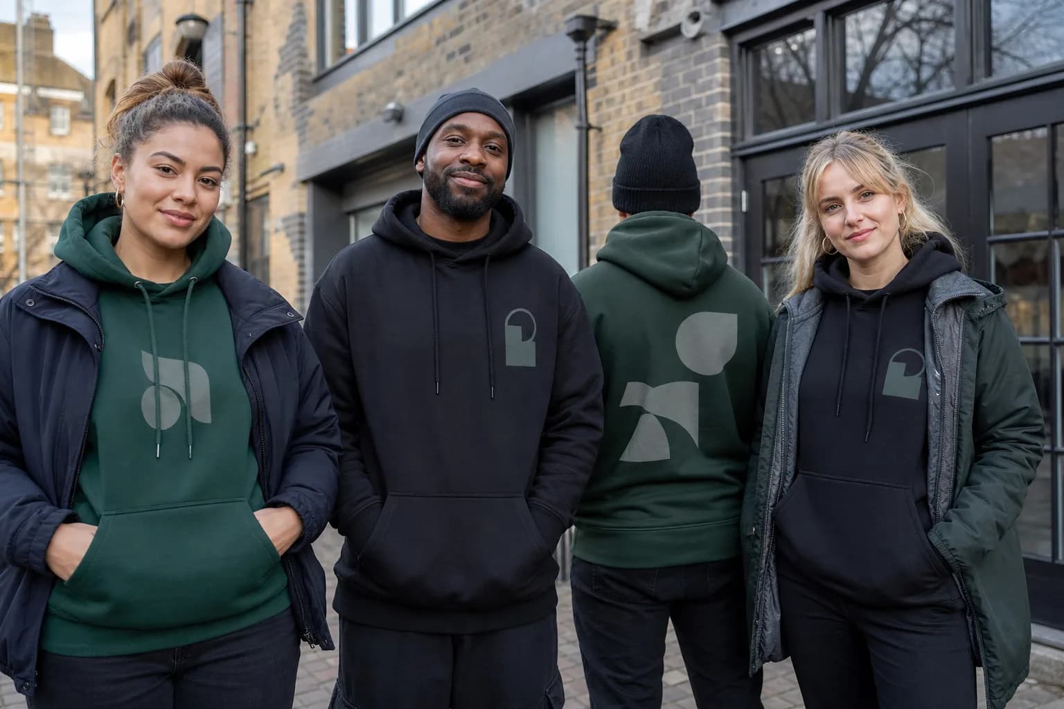 Branded Winter Hoodies London for Staff Teams