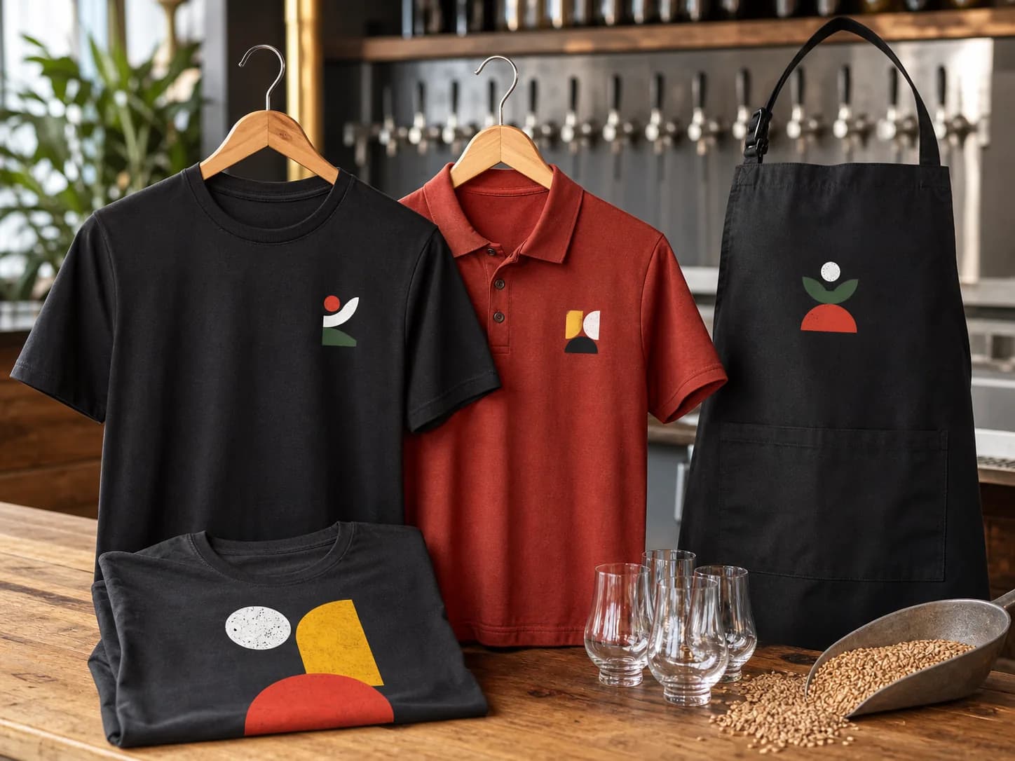 Breweries Uniform Printing London - Staff and Merch