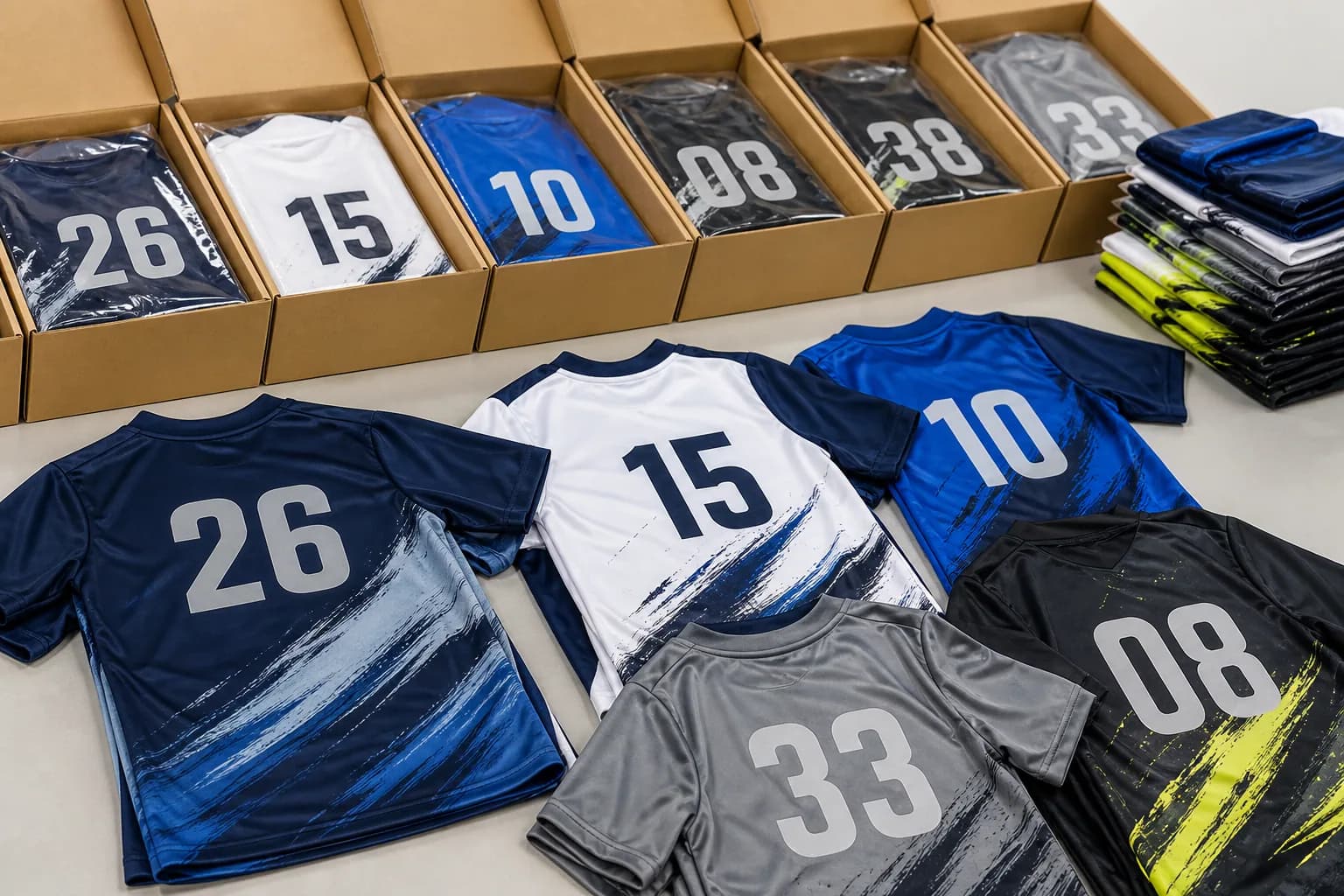 Bulk Name and Number T Shirt Printing London