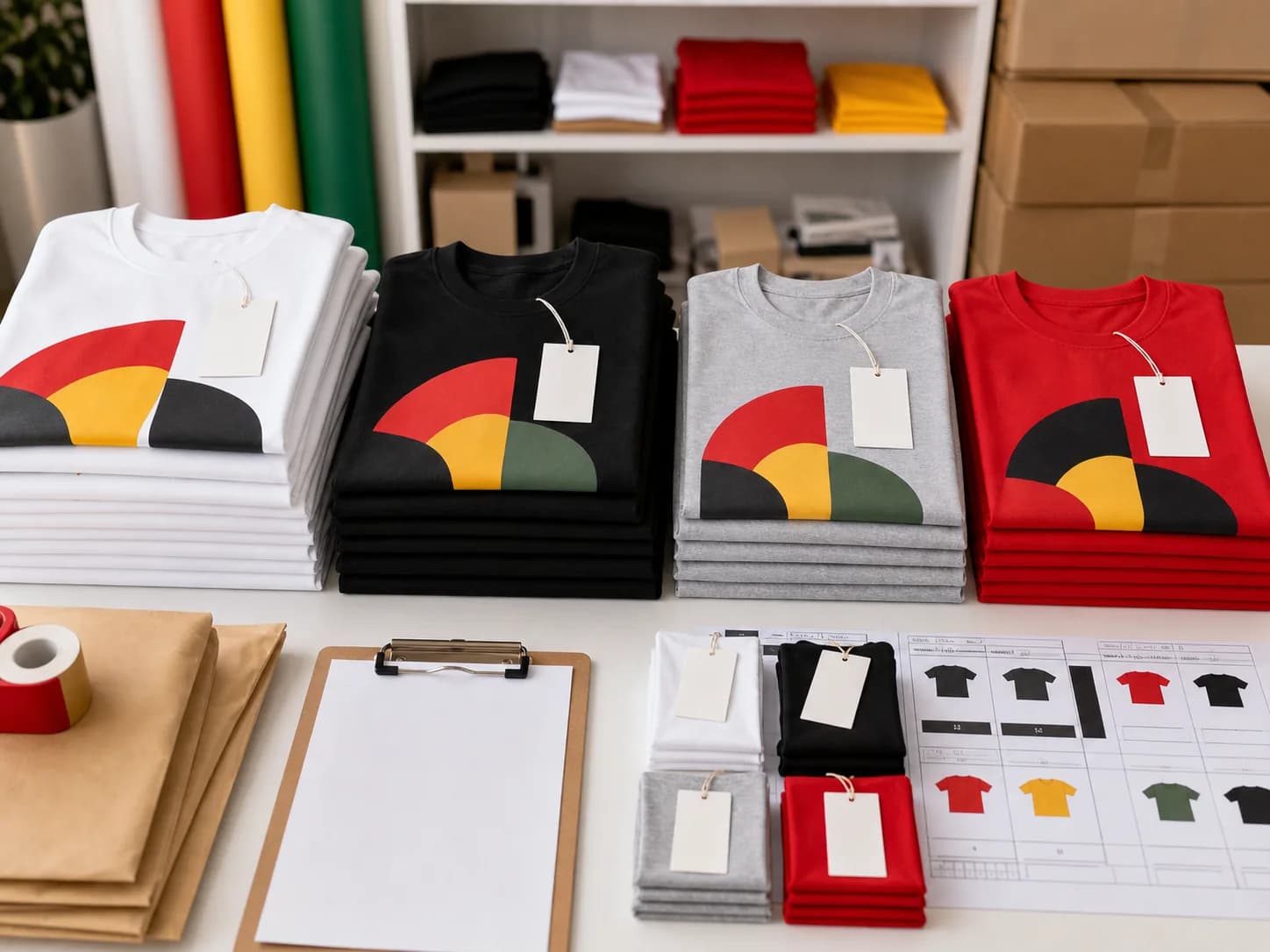 How to Collect Sizes for a Bulk T Shirt Order