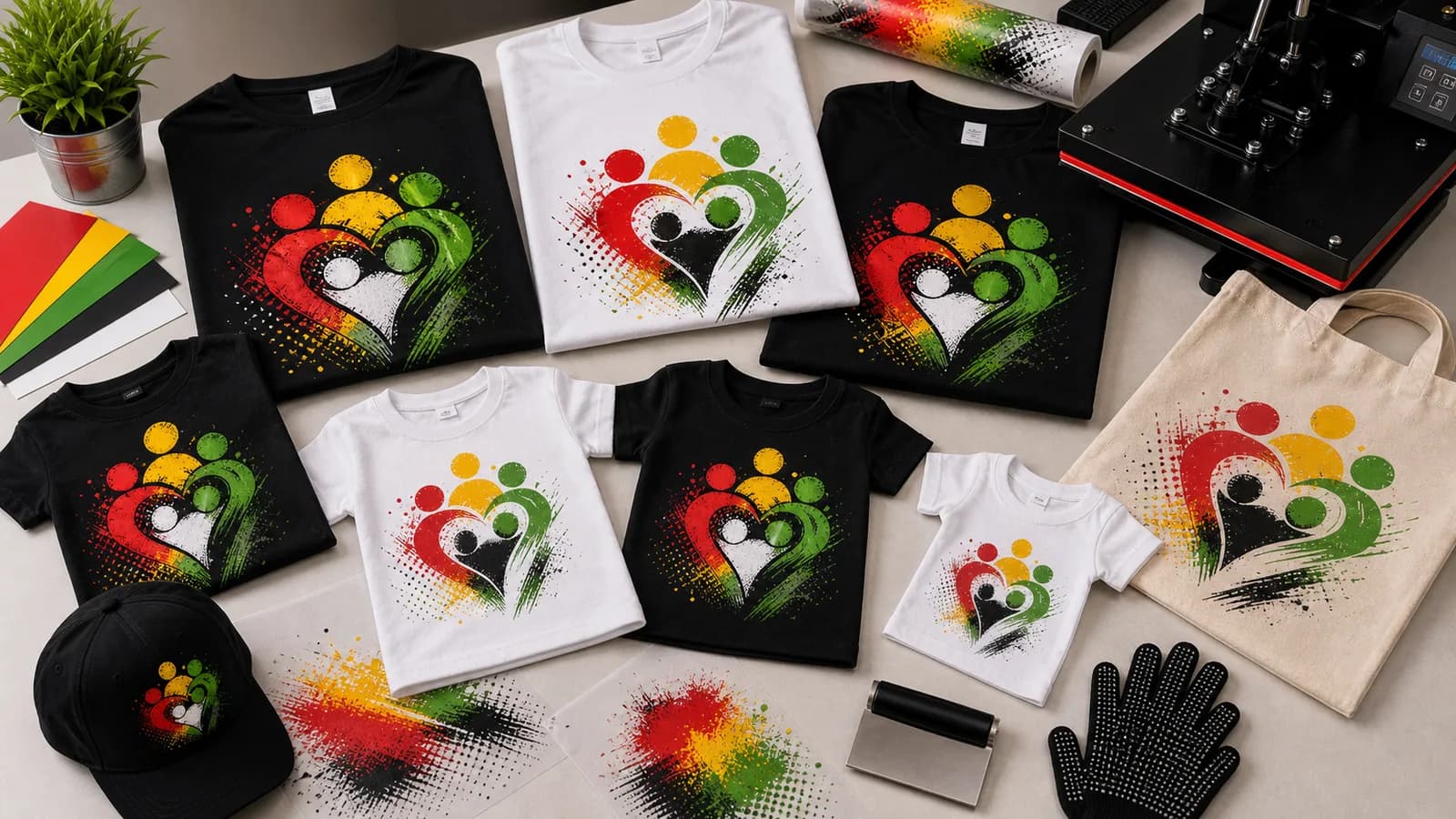 Family Reunion T Shirt Printing London - Mixed Sizes