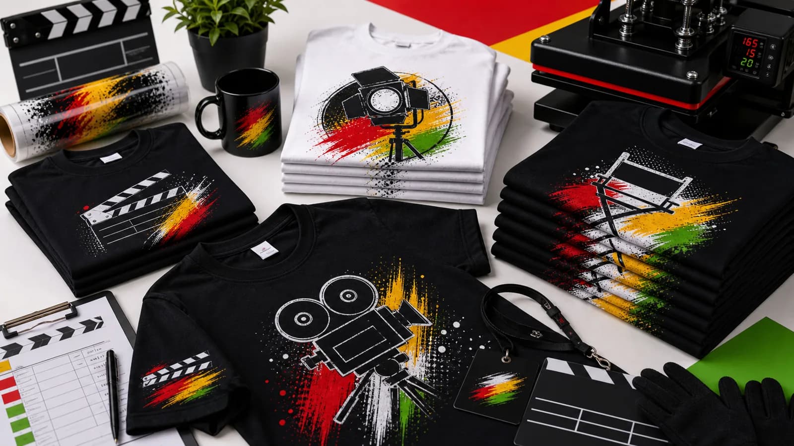 Film Crew T Shirt Printing London - Fast Crew Orders