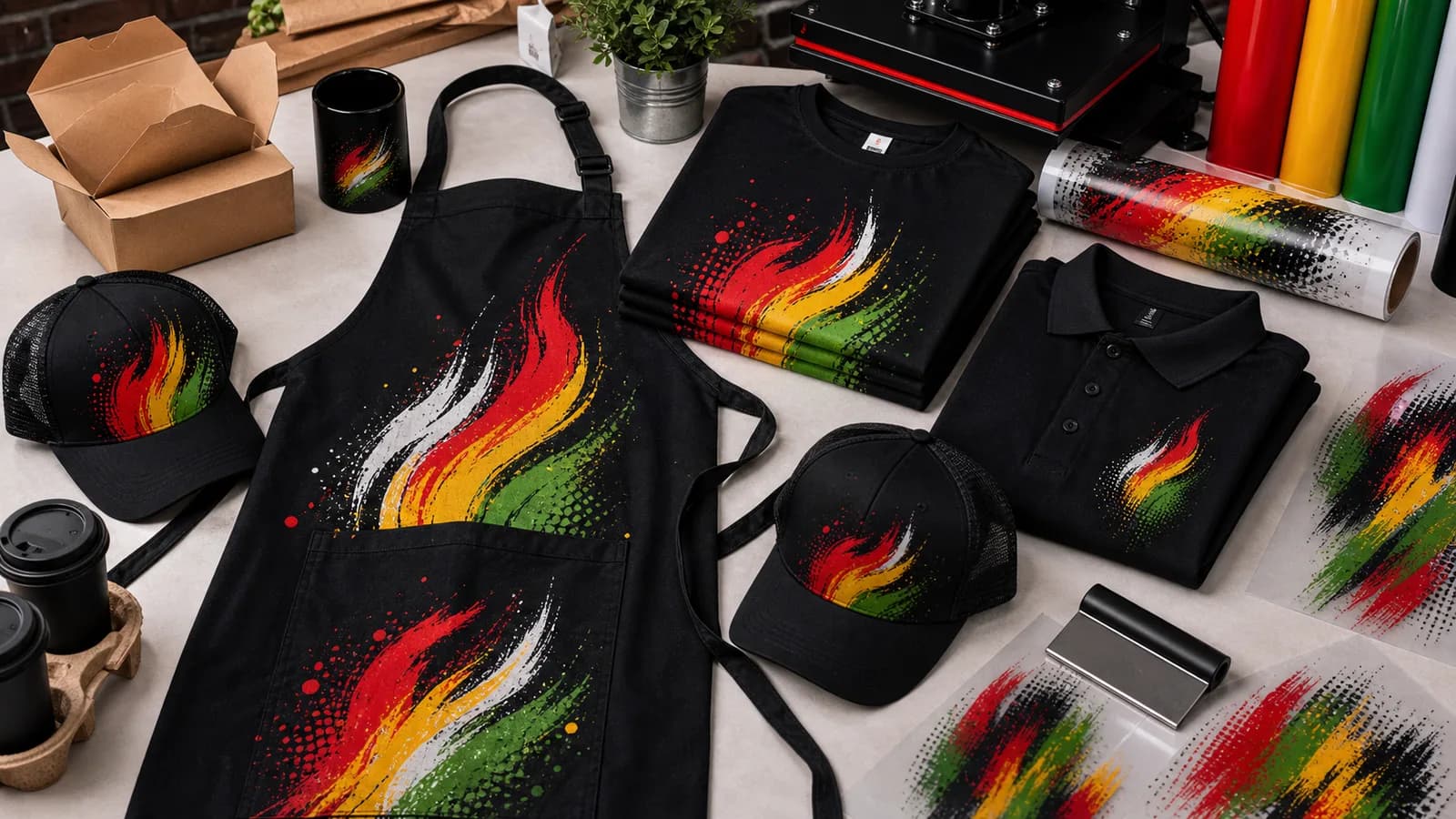 Food Truck Uniform Printing London - Staff Workwear