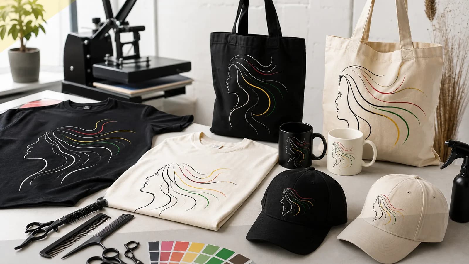 Hair Salons Merchandise Printing London