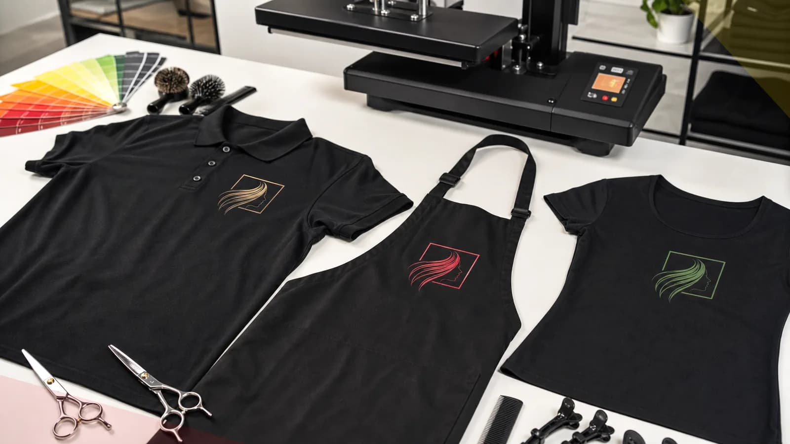 Hair Salons Uniform Printing London - TeeLane
