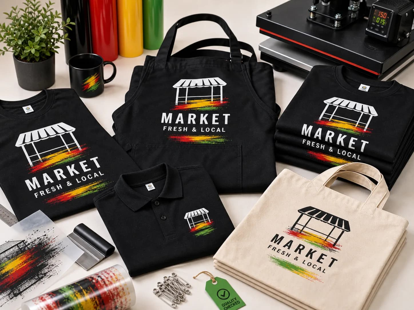 Market Stall Uniform Printing London - TeeLane