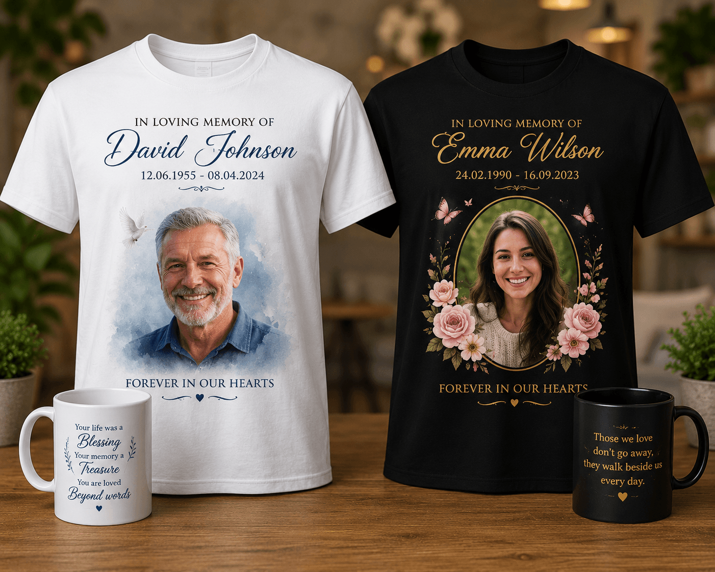 Memorial T Shirt Printing London | Photo Tribute Shirts