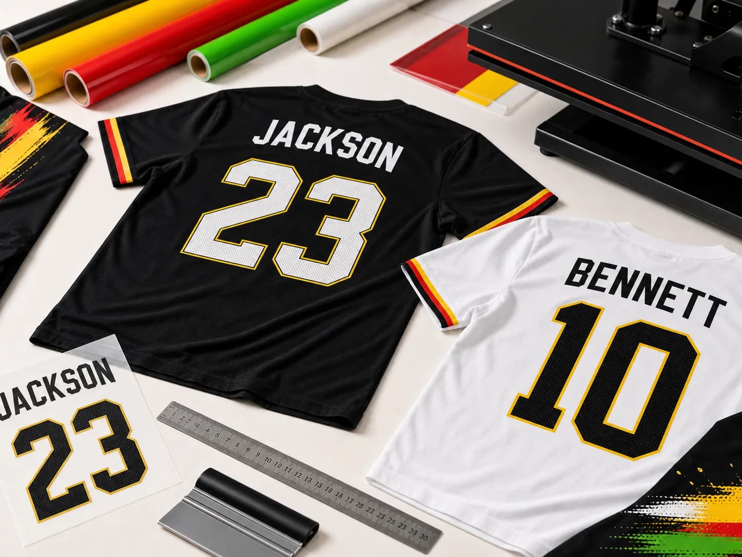 Name and Number T Shirt Printing London