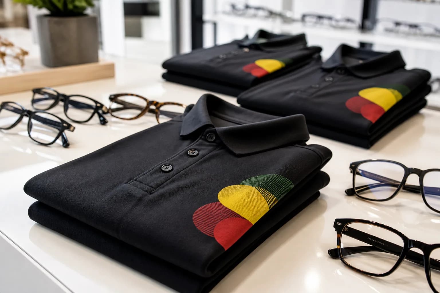 Opticians Uniform Printing London - Polos and T Shirts