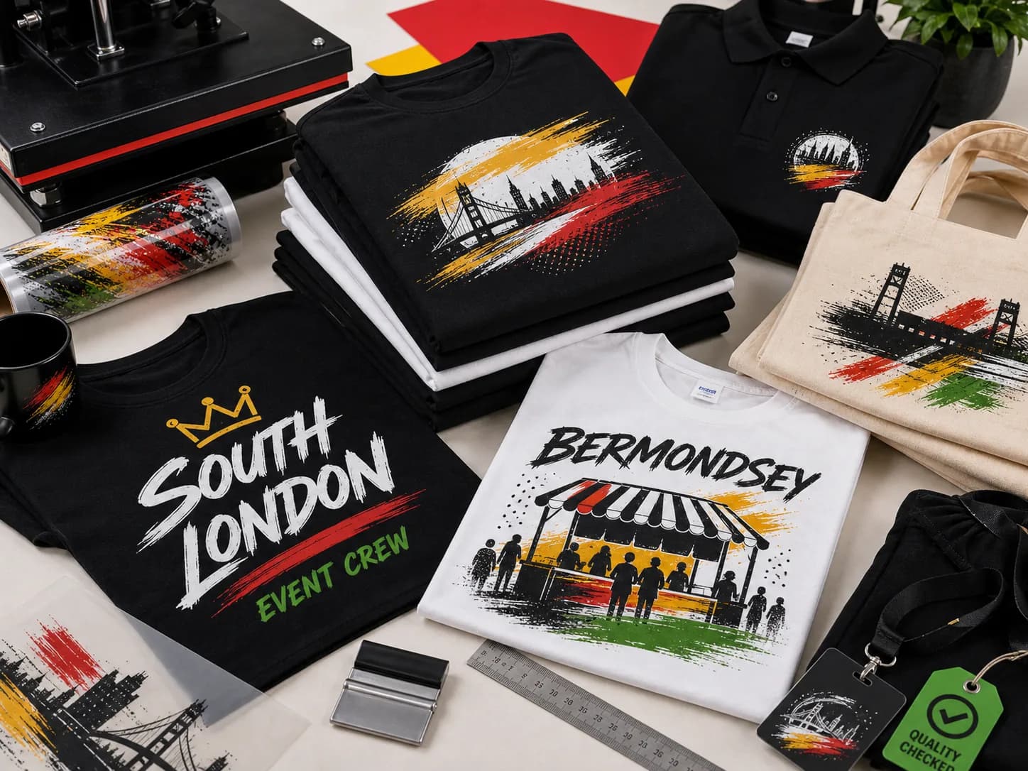 T Shirt Printing Bermondsey for Food, Events and Teams