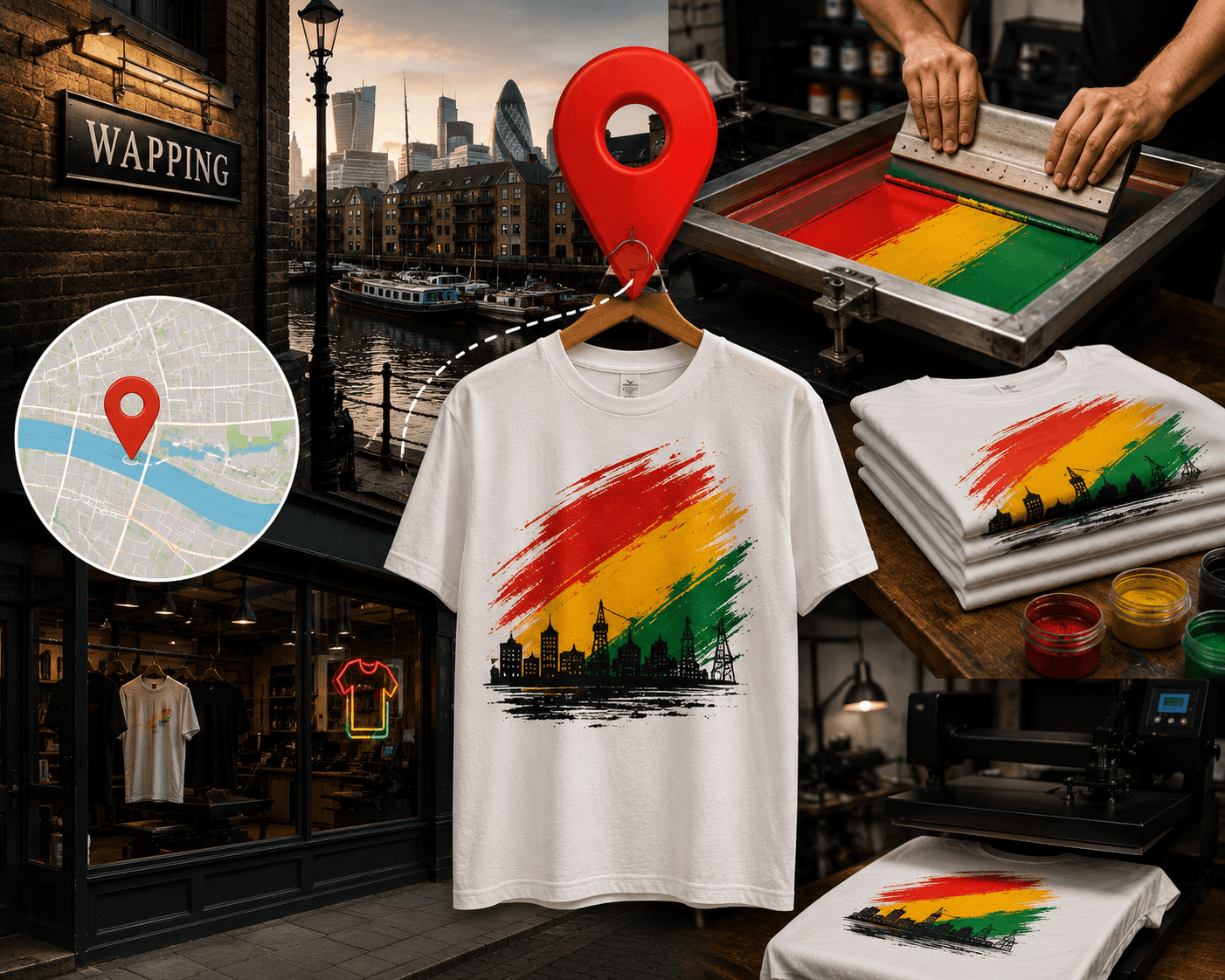 T Shirt Printing Wapping - Fast East London Quotes